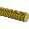 Bsc Preferred High-Strength Steel Threaded Rod Zinc-Yellow-Chromate Plated 5/16-18 Thread Size 6 Long 3313N137